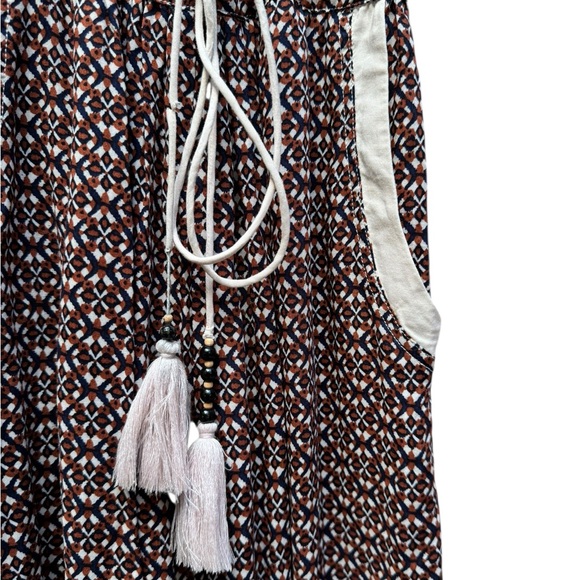 NWT FLANNEL AUSTRALIA Beaded Printed Jumpsuit Multi 0/XS - Picture 7 of 10